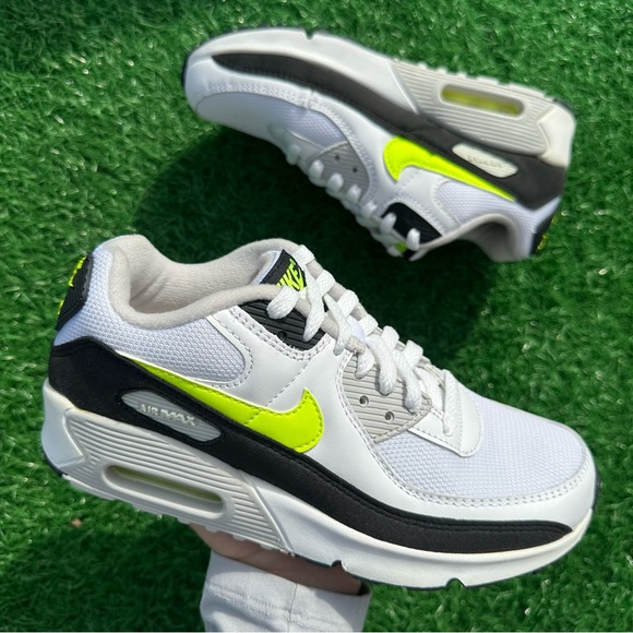 Nike Air Max 90 Ltr White Black /Hot Lime - Picture 2 of 13